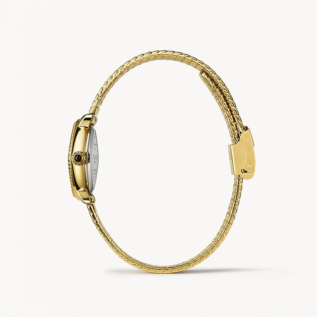 relógio lola rose com pulseira dourada 
